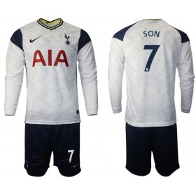 Fotbalový Dres Tottenham Hotspur Son 7 Dětské Domácí 2020/21 Dlouhý Rukáv